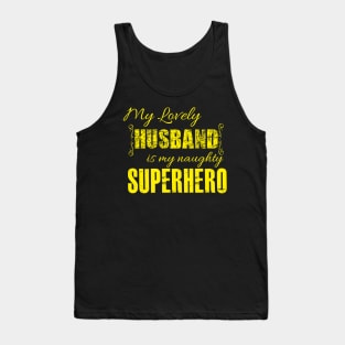 Husband Superhero Tank Top